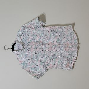 Penguin short sleeve button down casual shirt size Large